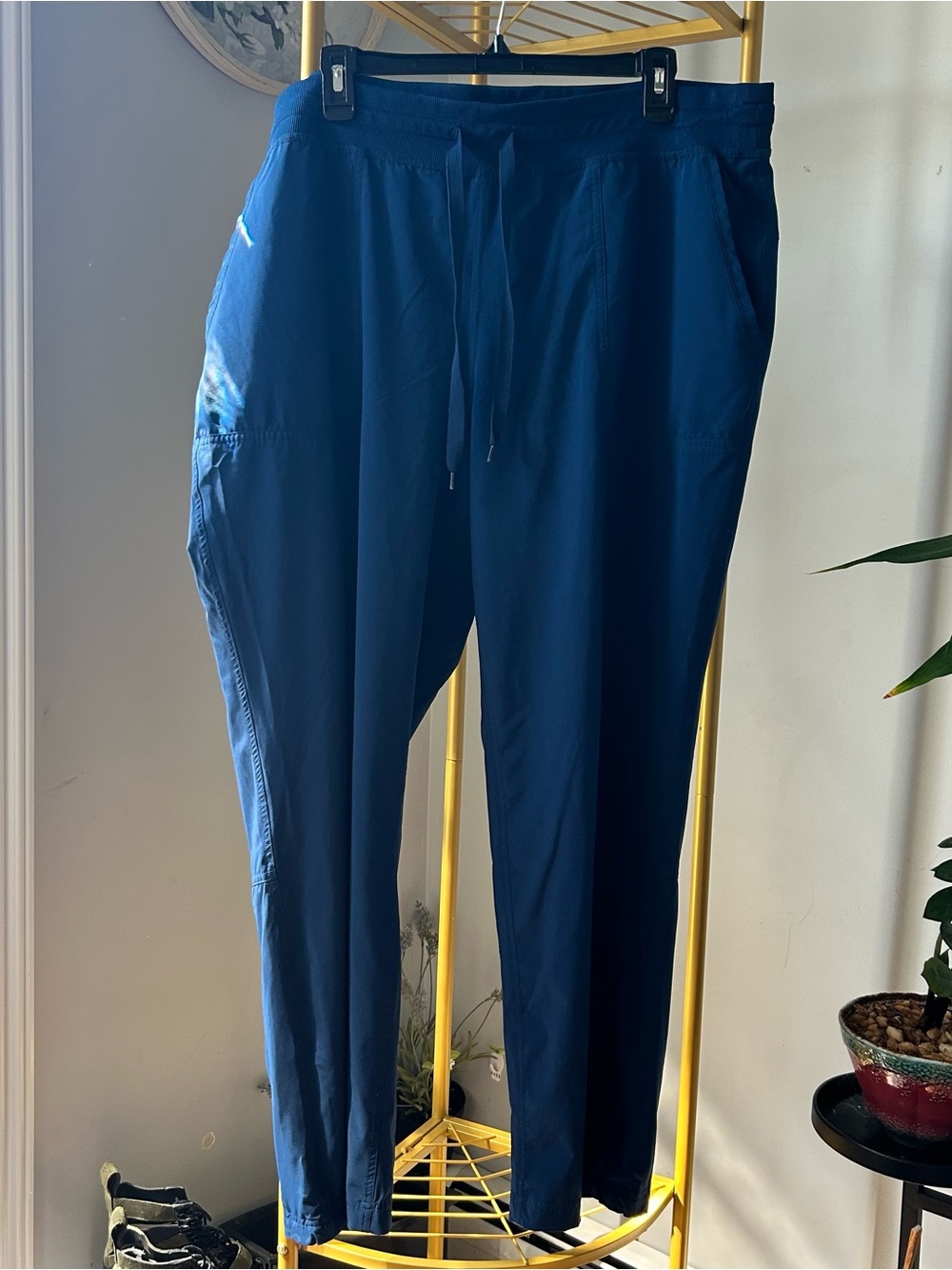 Jockey Navy Blue Women's Drawstring lightweight pants plus size 1X